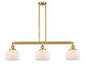 Innovations - 213-SG-G71 - Three Light Island Pendant - Franklin Restoration - Satin Gold