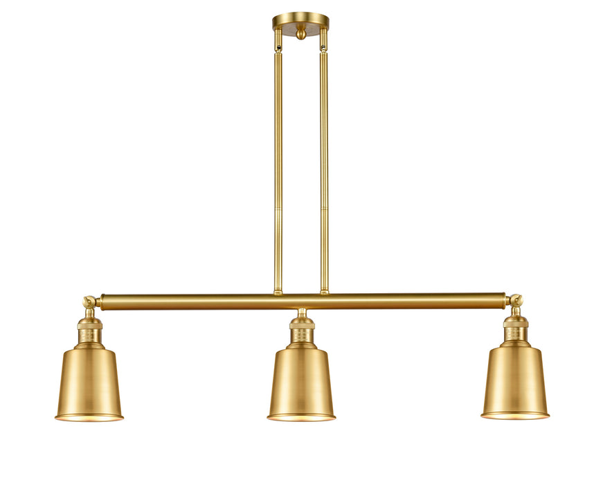 Innovations - 213-SG-M9-SG - Three Light Island Pendant - Franklin Restoration - Satin Gold