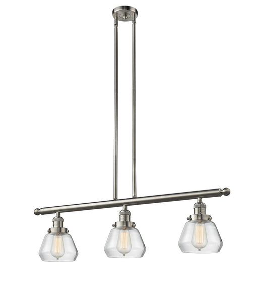 Innovations - 213-SN-G172-LED - LED Island Pendant - Franklin Restoration - Brushed Satin Nickel