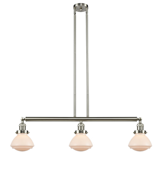 Innovations - 213-SN-G321 - Three Light Island Pendant - Franklin Restoration - Brushed Satin Nickel