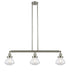 Innovations - 213-SN-G322 - Three Light Island Pendant - Franklin Restoration - Brushed Satin Nickel