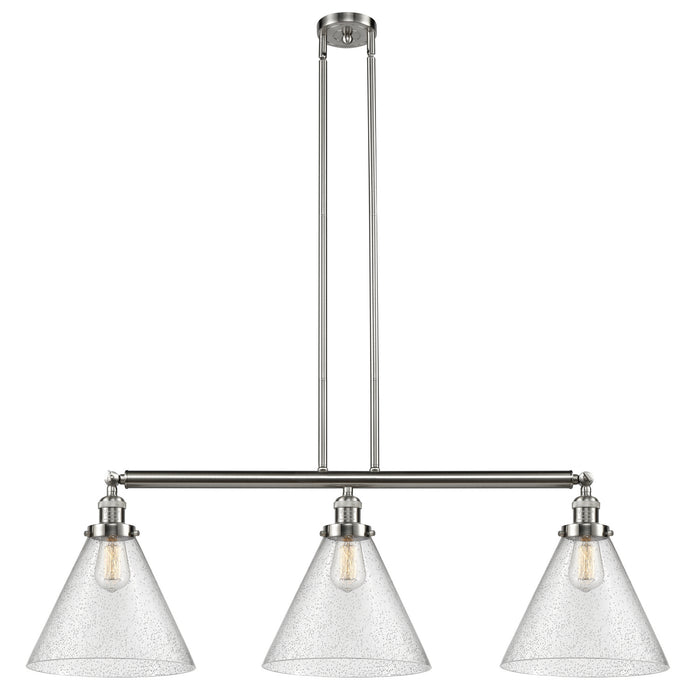 Innovations - 213-SN-G44-L-LED - LED Island Pendant - Franklin Restoration - Brushed Satin Nickel