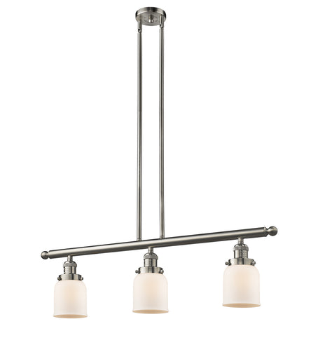Franklin Restoration LED Island Pendant Brushed Satin Nickel