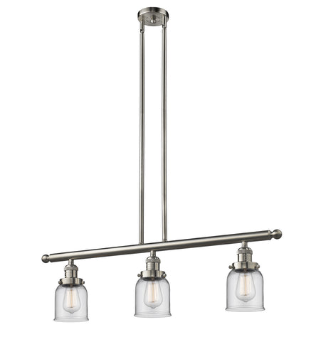 Franklin Restoration LED Island Pendant Brushed Satin Nickel