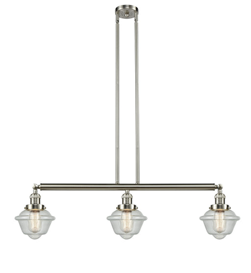 Innovations - 213-SN-G534-LED - LED Island Pendant - Franklin Restoration - Brushed Satin Nickel