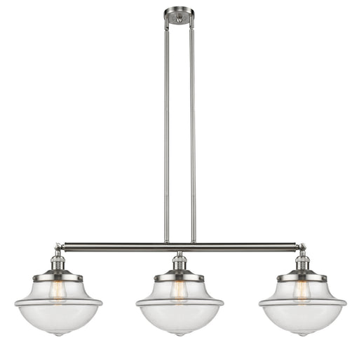 Innovations - 213-SN-G542 - Three Light Island Pendant - Franklin Restoration - Brushed Satin Nickel