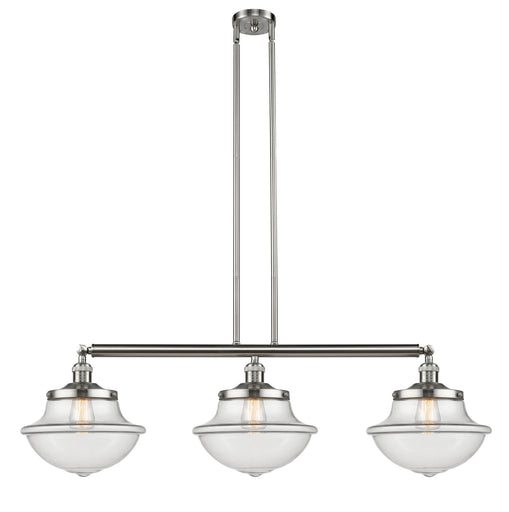 Franklin Restoration LED Island Pendant Brushed Satin Nickel