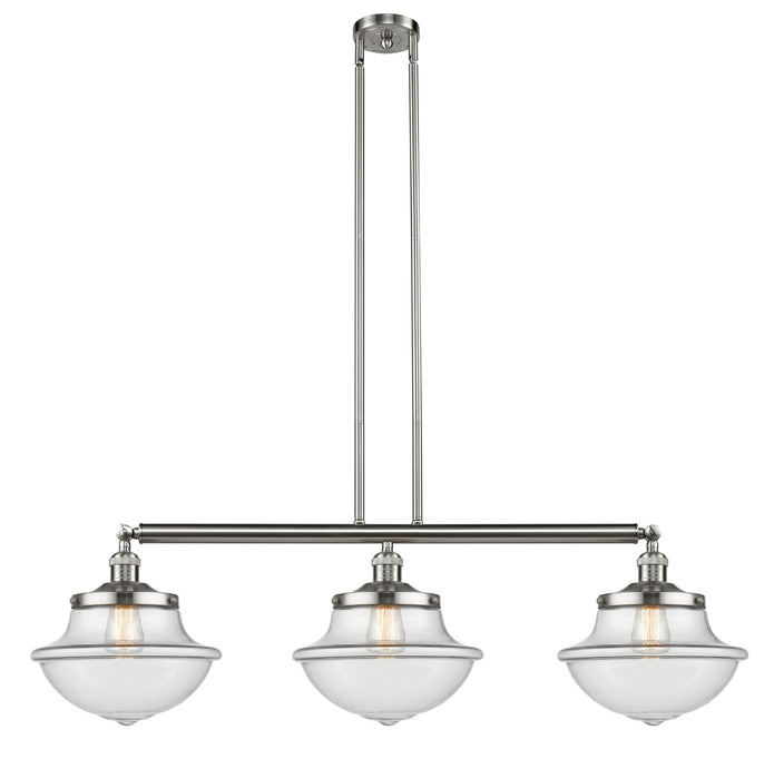 Innovations - 213-SN-G542-LED - LED Island Pendant - Franklin Restoration - Brushed Satin Nickel