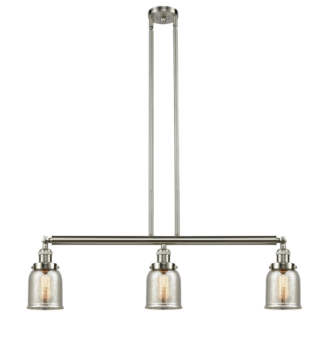 Innovations - 213-SN-G58 - Three Light Island Pendant - Franklin Restoration - Brushed Satin Nickel