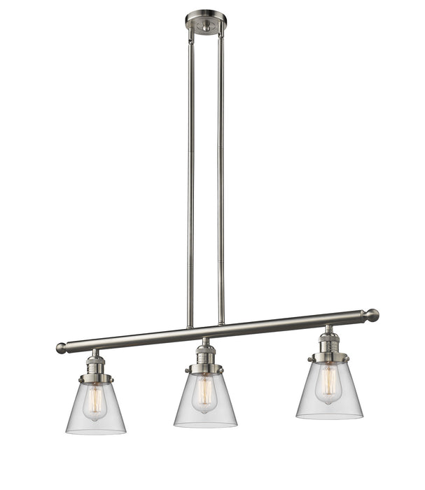 Innovations - 213-SN-G62-LED - LED Island Pendant - Franklin Restoration - Brushed Satin Nickel