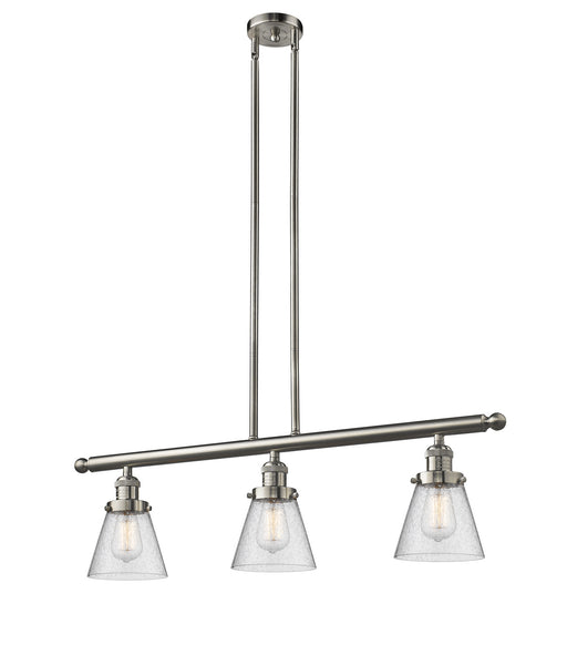 Innovations - 213-SN-G64-LED - LED Island Pendant - Franklin Restoration - Brushed Satin Nickel