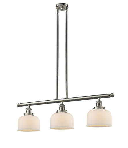 Franklin Restoration LED Island Pendant Brushed Satin Nickel