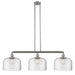 Innovations - 213-SN-G72-L - Three Light Island Pendant - Franklin Restoration - Brushed Satin Nickel