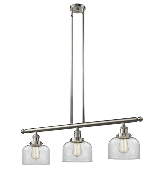 Innovations - 213-SN-G72-LED - LED Island Pendant - Franklin Restoration - Brushed Satin Nickel