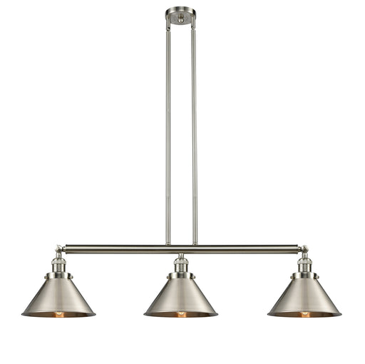 Franklin Restoration LED Island Pendant Brushed Satin Nickel
