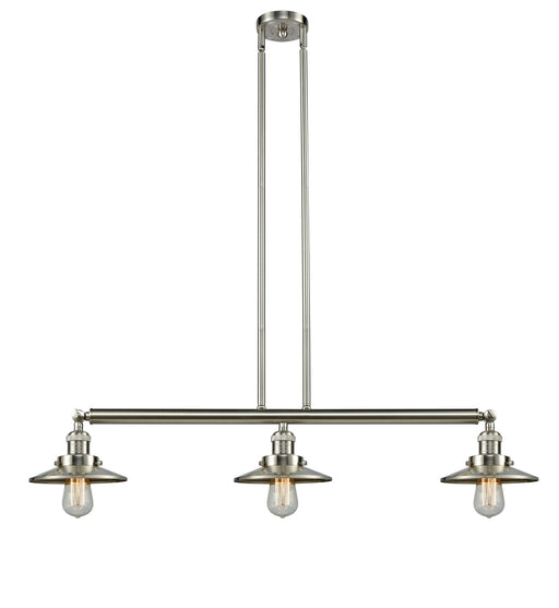 Innovations - 213-SN-M2-LED - LED Island Pendant - Franklin Restoration - Brushed Satin Nickel