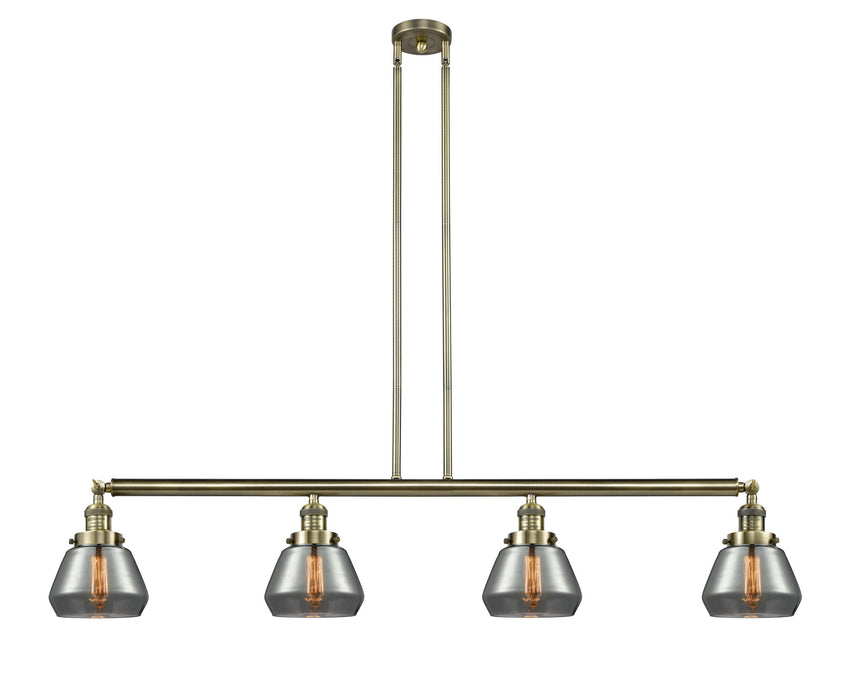 Innovations - 214-AB-G173-LED - LED Island Pendant - Franklin Restoration - Antique Brass