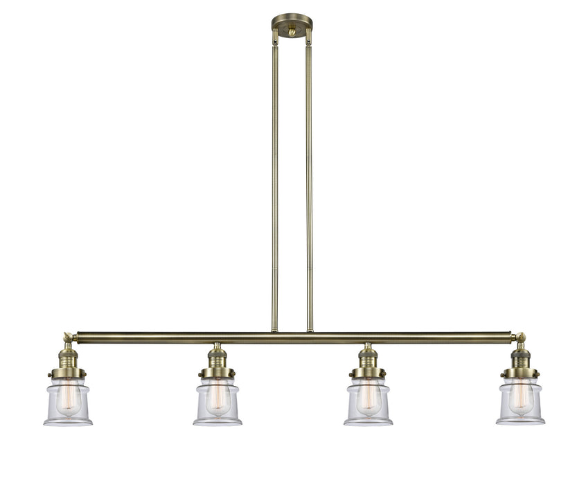 Innovations - 214-AB-G182S-LED - LED Island Pendant - Franklin Restoration - Antique Brass