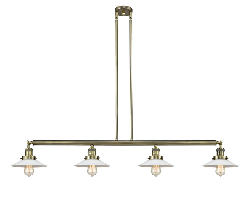 Innovations - 214-AB-G1-LED - LED Island Pendant - Franklin Restoration - Antique Brass