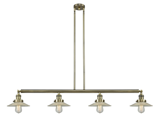 Innovations - 214-AB-G2 - Four Light Island Pendant - Franklin Restoration - Antique Brass