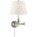 Visual Comfort - S 2010AN-L - One Light Swing Arm Wall Sconce - Candle Stick - Antique Nickel
