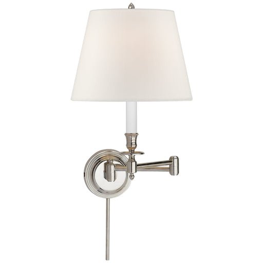 Visual Comfort - S 2010PN-L - One Light Swing Arm Wall Sconce - Candle Stick - Polished Nickel