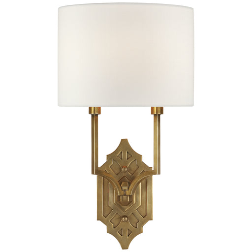 Visual Comfort - TOB 2600HAB-L - Two Light Wall Sconce - Silhouette - Hand-Rubbed Antique Brass