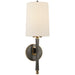 Visual Comfort - TOB 2740BZ/HAB-L - One Light Wall Sconce - Edie - Bronze with Antique Brass