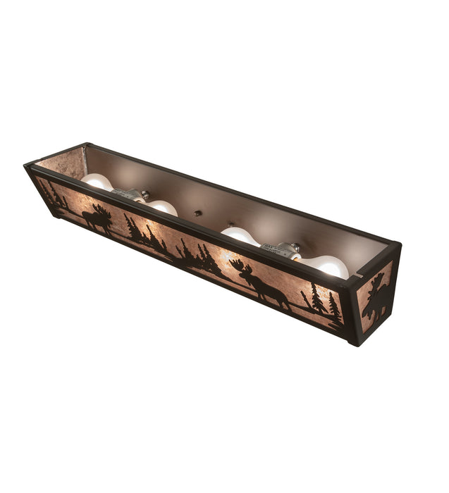 Meyda Tiffany - 200522 - Four Light Vanity - Oil Rubbed Bronze