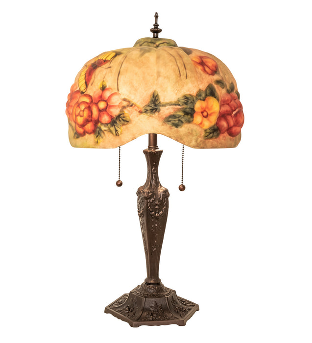 Meyda Tiffany - 217667 - Two Light Table Lamp - Puffy - Mahogany Bronze