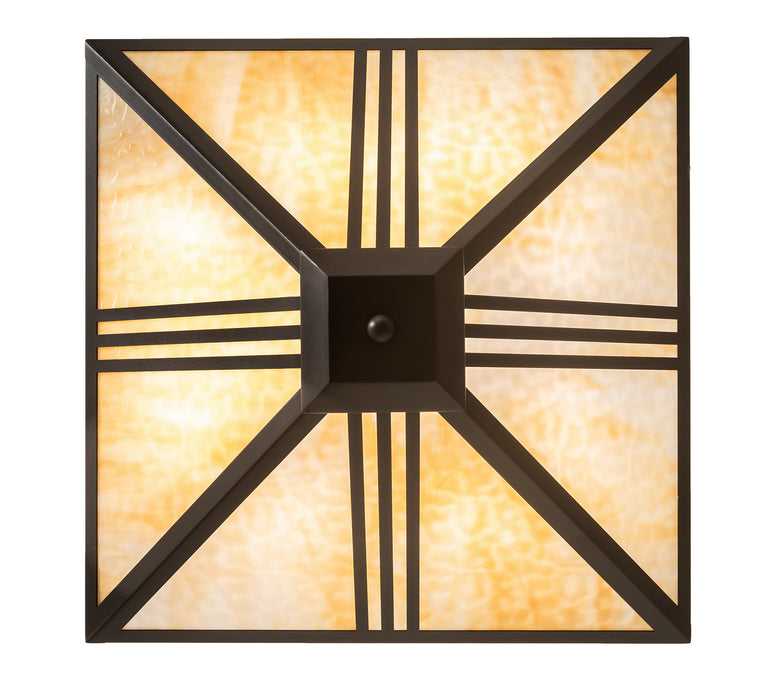 Meyda Tiffany - 249443 - Four Light Pendant - Mission - Wrought Iron