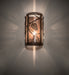Meyda Tiffany - 250106 - One Light Wall Sconce - Whispering Pines - Wrought Iron