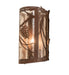 Meyda Tiffany - 250106 - One Light Wall Sconce - Whispering Pines - Wrought Iron