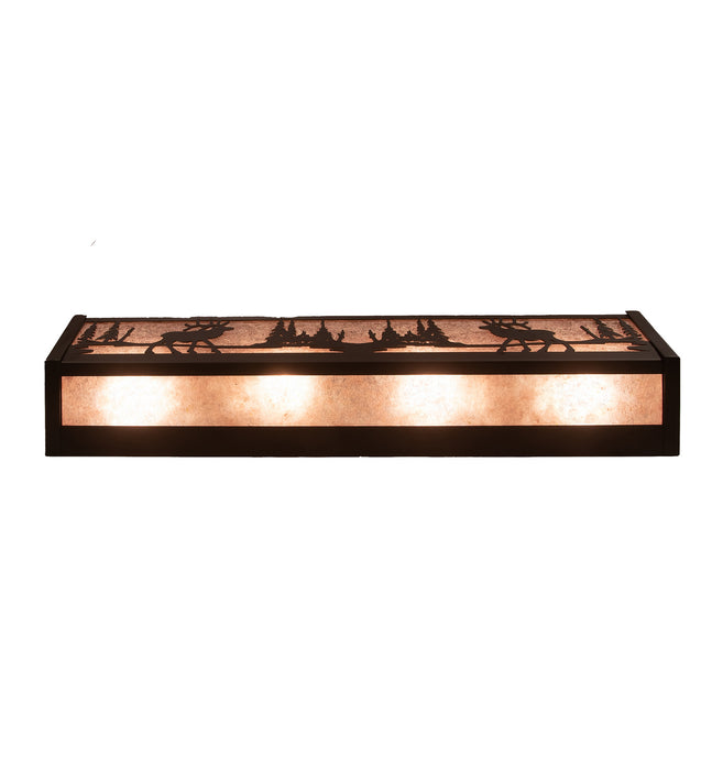 Meyda Tiffany - 250533 - Four Light Vanity - Oil Rubbed Bronze