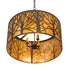 Meyda Tiffany - 251387 - Three Light Pendant - Winter Maple - Oil Rubbed Bronze