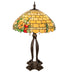 Meyda Tiffany - 253006 - Two Light Table Lamp - Duffner & Kimberly Hollyhock - Mahogany Bronze