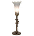 Meyda Tiffany - 253423 - One Light Mini Lamp - Grey Pond Lily - Mahogany Bronze