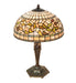 Meyda Tiffany - 253820 - One Light Table Lamp - Tiffany Turning Leaf - Antique Brass