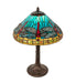 Meyda Tiffany - 253822 - One Light Table Lamp - Tiffany Dragonfly - Mahogany Bronze