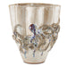 Currey and Company - 1200-0541 - Vase - Cream/Reactive Blue