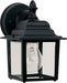 Maxim - 1025BK - One Light Outdoor Wall Lantern - Builder Cast - Black