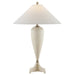 Currey and Company - 6000-0792 - One Light Table Lamp - Whitewash/Polished Nickel