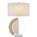 Currey and Company - 6000-0796 - One Light Table Lamp - Sandstone/White/Raffia