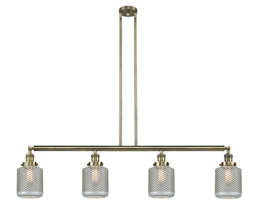 Innovations - 214-AB-G262-LED - LED Island Pendant - Franklin Restoration - Antique Brass