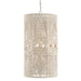 Currey and Company - 9000-0916 - One Light Pendant - Natural/Whitewash