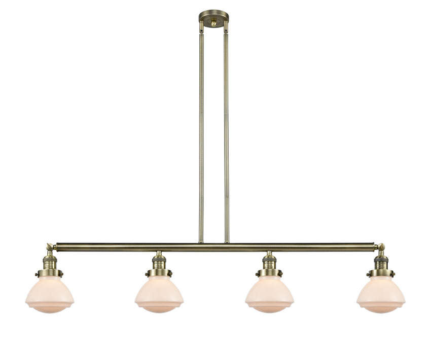 Innovations - 214-AB-G321-LED - LED Island Pendant - Franklin Restoration - Antique Brass