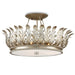 Currey and Company - 9000-0950 - Three Light Semi-Flush Mount - Champagne