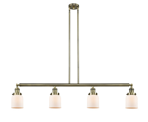 Innovations - 214-AB-G51 - Four Light Island Pendant - Franklin Restoration - Antique Brass