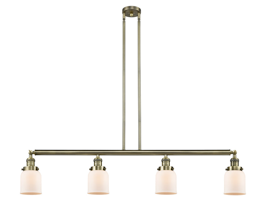 Innovations - 214-AB-G51 - Four Light Island Pendant - Franklin Restoration - Antique Brass