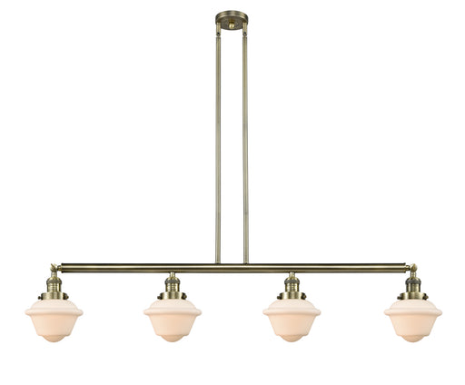 Innovations - 214-AB-G531 - Four Light Island Pendant - Franklin Restoration - Antique Brass